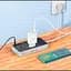 Удлинитель сетевой зарядный HOCO AC8A, 3 розетки, 3 USB и Type-C, кабель 1.5 м, быстрая зарядка 30 Вт - миниатюра 3