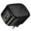 СЗУ Hoco CS101A Folding PD20W+QC3.0 (1USB-A/1C) Black - миниатюра 6