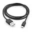 Дата кабель USB 2.0 AM to Micro 5P PVC 1m black Vinga (VCPDCM1BK) - мініатюра 2