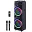 Акумуляторна акустична система XPRO HS-TD1020 колонка валіза 300Вт USB SD FM радіо Bluetooth 2 радіомікрофони ДУ (MER-15697) - мініатюра 1