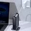 Мультипортовий адаптер USB Хаб Baseus Working Station Three-Screen Multifunctional Type-C CAHUB-DG0G Dark Grey - мініатюра 3