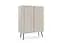 Комод Perfect Home Зова/Zova 2-дверный с черными ножками K103 Кашемир (PFH-091283) - миниатюра 5