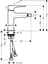 Змішувач Hansgrohe Metropol для біде Matt Black 32520670 Чорний матовий - мініатюра 2
