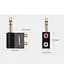 Адаптер Ugreen AV147 6.35 мм Male to 2RCA Female Adapter чорний (40846) - мініатюра 3
