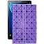 Чехол StatusCASE из экокожи для планшета Samsung Galaxy Tab A6 (T580) Фиолетовый ромб - миниатюра 1
