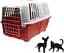 Переноска для тварин 48x31.5x33 см MPS PRATIKO 1 RED (двері металеві) - мініатюра 2