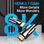 Кабель Vention HDMI-HDMI V 2.1 2 м (AALBH) - мініатюра 4