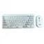 Бездротова клавіатура mini та миша keyboard 5263 + приймач Біла - мініатюра 1
