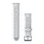Ремінець Garmin для Forerunner 965 Whitestone/Powder Gray with Silver Hardware 22mm (010-11251-9Z) - мініатюра 1