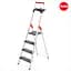 Стремянка алюминиевая Hailo L100 TopLine, 4 ступени (8050407) - миниатюра 1