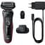 Електробритва Braun Series 5 51-R1200s чорно-червона [97327] - мініатюра 1