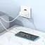МЗП Borofone BA72A Spring QC3.0 USB to Type-C White - мініатюра 3