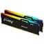 Модуль пам'яті для комп'ютера DDR5 32GB (2x16GB) 5600 MHz FURY Beast RGB Kingston Fury (ex.HyperX) (KF556C40BBAK2-32) - мініатюра 2