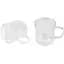 Набор стеклянных чашек Bergner Coffee& Tea Lovers 230 мл 2 шт. (BG-20115-MM) - миниатюра 1