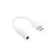 Перехідник Lapara USB Type-C Male - Audio AUX mini jack 3,5 mm Female (LA-Type-C-Audio-3.5mm white) - мініатюра 1
