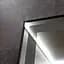 Дзеркало Dusel DE-M0061S1 Black 65x80 см з годинником, Чорний - мініатюра 7