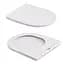 Унітаз підвісний Qtap Robin Ultra Quiet, з сидінням Slim Duroplast/ Soft-close/ Quick relase QT13332381АSMR - мініатюра 7