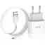 Зарядний пристрій Hoco C72A Glorious (1USB, 2.1А) White (6931474713001) + кабель MicroUSB - мініатюра 2