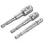 Адаптер для инструмента Tolsen комплект 1/4 ",3/8" x65мм 1/2 "x70мм, 3 шт (77864) - миниатюра 1