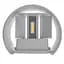 Подсветка Brille LED фасадная IP54 AL-252/6W NW GY - миниатюра 7