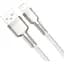 Кабель Baseus Cafule Metal Lightning 2.4A (2m) white (CALJK-B02) - мініатюра 5