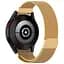 Браслет для Samsung Galaxy Watch 4 - золотистый Watchbands Milanese Loop ширина крепления 20мм металлический (WB00S4MMILANESE4GOLD) - миниатюра 1