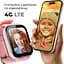 Дитячий GPS-годинник JETIX DF100 Pro Kids з вібродзвінком, 4G відеодзвінком і ліхтариком (Pink) - мініатюра 2
