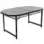 Стіл Bo-Camp Northgate Oval Black Grey 150 x 80 см (1404188) - мініатюра 1