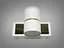 Подсветка для зеркал Diasha 5978/1 LED 5W 3200K-6000K металл поворотный механизм - миниатюра 3