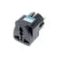 Перехідник US/UK/AU to EU Dynamode (EU Adapter black) - мініатюра 1