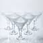 Набір келихів для мартіні Yiwu Martini Glass 6 штук по 215 мл коктейльні келихи класичні конусовидні для напоїв HP-17-56 - мініатюра 1