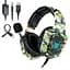 Дротова гарнітура Onikuma Gaming with LED K8, USB, 3.5mm, 2.2m, Camouflage-Green - мініатюра 10