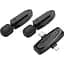 Микрофонная радиосистема Hoco L15 Crystal Lightning/USB-C Black (638623) [158594] - миниатюра 3