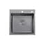 Кухонна мийка Kroner KRP Schwarze - 5050HM PVD (3,0/1,0 мм) CV022793, Чорний - мініатюра 1