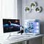 Zalman Корпус P60 без БР, 2xUSB3.0, 1x Type C, 3x120мм ARGB Reverse, 2x120мм ARGB, VGA 435мм, LCS ready, Curved Tempered Glass, Dual Chamber, ATX, білий - мініатюра 4