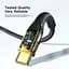 Кабель Essager Interstellar Transparent Design USB Cable Type C to Type C 100W 2 м Black (EXCTT1-XJA01-P) - миниатюра 4