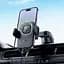 Тримач Hoco Crown Push-type wireless charging Car holder center console HW32 4.5-7" 15W - мініатюра 3