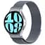 Ремешок для Samsung Galaxy Watch 5 Pro 45mm - темно-серый ширина крепления 20мм металлический Watchbands Milanese Button (W42-7WB62876092) - миниатюра 2