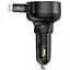 АЗУ Baseus Enjoyment Pro PD60W+QC3.0 with retractable cable (1USB-A/1C) (C000578) Cluster Black - миниатюра 3