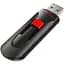 USB накопитель Sandisk Cruzer Glide 128 GB черно красная - миниатюра 1