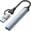 USB хаб СolorWay USB-A/USB-C 4-в-1 USB2.0х2/USB3.0/USB-C2.0 - миниатюра 1