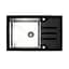 Кухонная мойка Platinum Handmade Black Glass 780x510x200, Черный - миниатюра 1