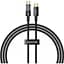 Кабель Baseus Explorer with Auto Shutdown USB-C to USB-C 100w 1m Cluster Black (P10319703111-00) [152047] - мініатюра 1