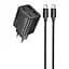 СЗУ Hoco N56 Fundador PD30W four-port (2USB-A/2C) + кабель Type-C to Type-C - миниатюра 1