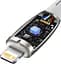 Кабель Baseus Glimmer Series Fast Charging Cable Type-C to Lightning 20W 1m CADH000002 White - миниатюра 4