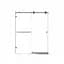 Двері в нішу Koer SR SD06-140x220-TR-07 прозоре скло Easy Clean 8 мм, graphite KR5369, універсальні, прозорий, графіт - мініатюра 10
