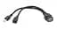 Кабель USB AF - microUSB (M) / microUSB (F), 15 см, чорний, Cablexpert (A-OTG-AFBM-04) - мініатюра 1
