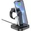 Беспроводное зарядное устройство Hoco Graceful Magsafe 3in1 Wireless Fast Charger 15W CW43 Black [97883] - миниатюра 2