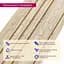 Рейка декоративна Sticker Wall PS 2900х117х12мм Пісочне дерево SW-00002137- - мініатюра 4