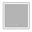 Дзеркало Zerix Mirra MR05-80x80 з LED Touch, Anti-fog, димером, регулятором яскравості ZX6058 - мініатюра 1
